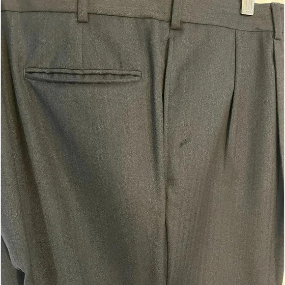 Jos A Bank Executive Collection Dark Charcoal with woven stripes GUC - Picture 7 of 8